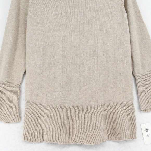 Style & Co. Plus Size Hammock Heather Ruffled Knit Pullover Crewneck Sweater 2X - Picture 4 of 9